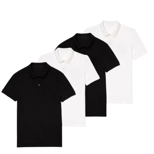 4er-Set elegante Poloshirts