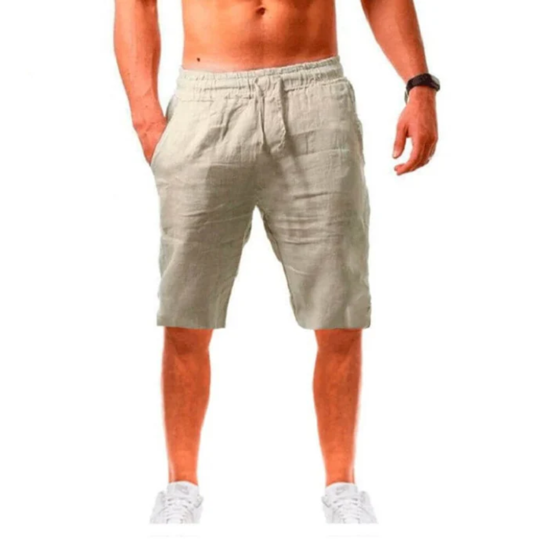 Herren-Leinenbermuda Bertioga