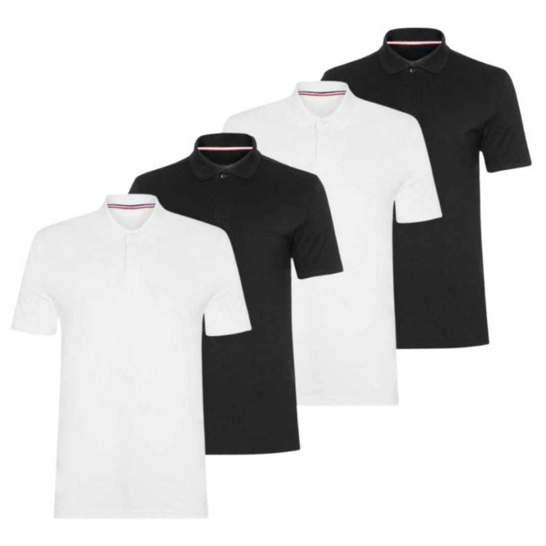 4er-Set Poloshirts – 2 kaufen, 2 gratis erhalten