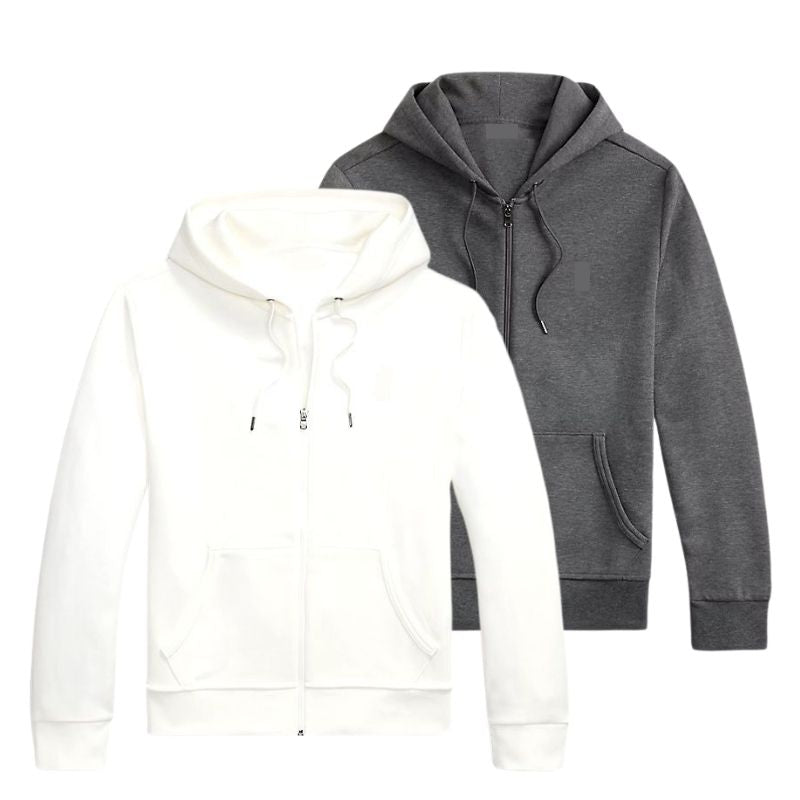 Zip-Hoodie im Doppelpack – zweiter gratis (Abverkauf)