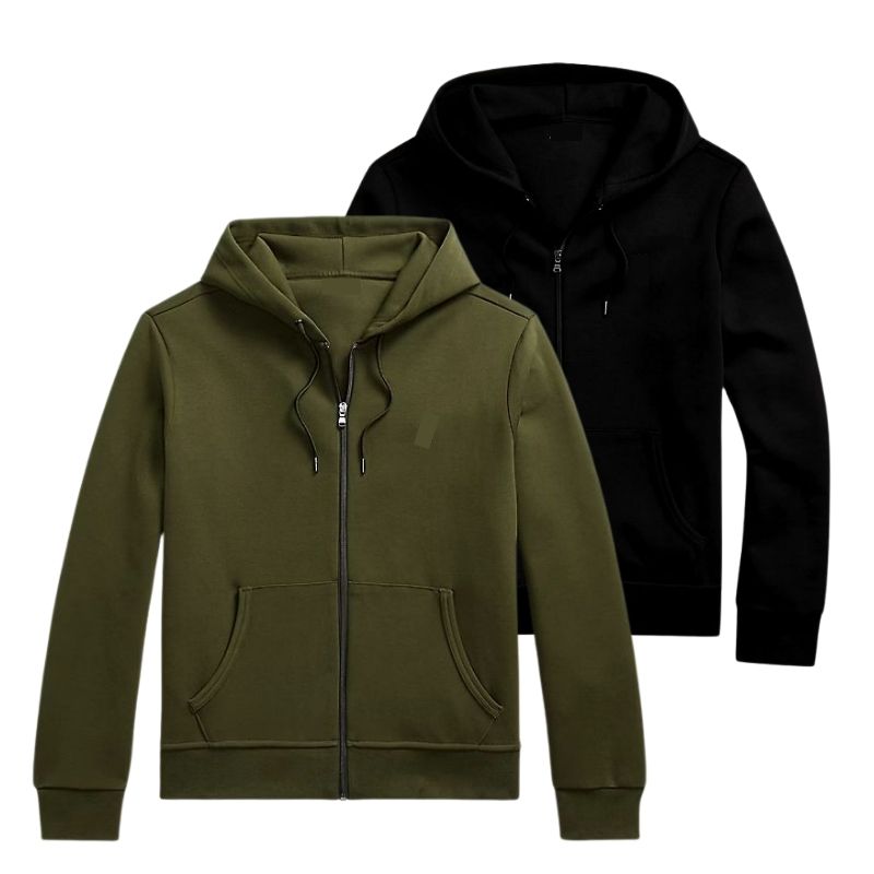 Zip-Hoodie im Doppelpack – zweiter gratis (Abverkauf)