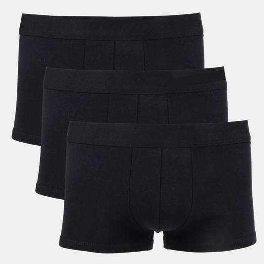3er-Set schwarze Boxershorts